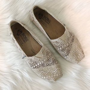 Cream Lace BOBS Skechers